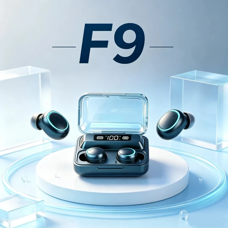 Tws Earbuds Bluetooth 5.3 - Nouveaux écouteurs Bluetooth F9, son stéréo