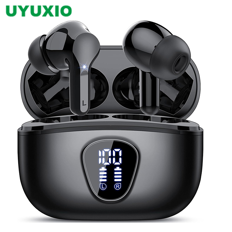 Type C Wired Earphones With Mic - Écouteurs sans fil BT5.3, oreillettes stéréo