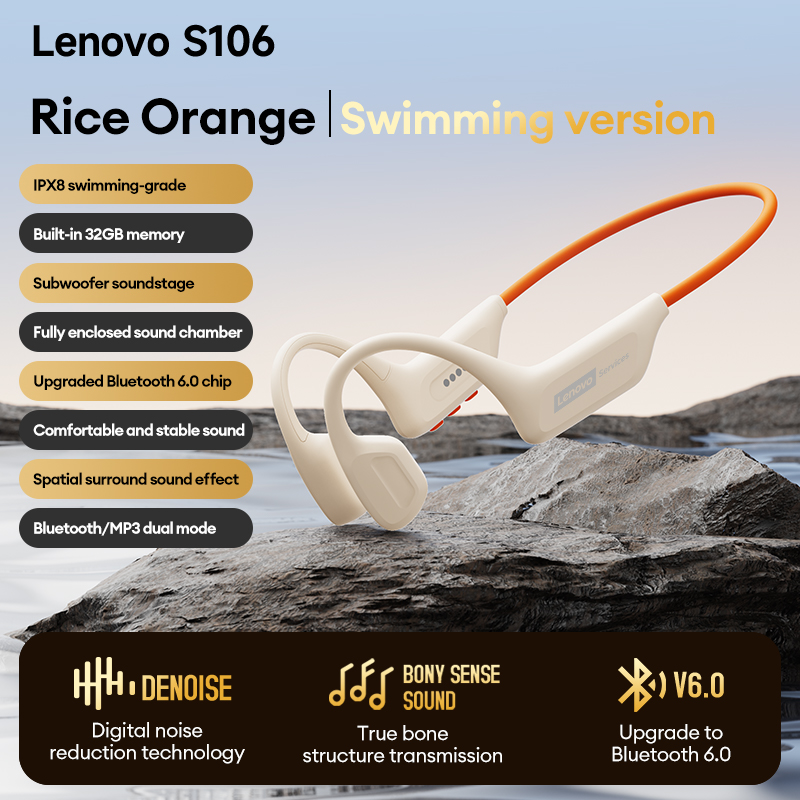 Choice Lenovo S106 – écouteurs - Bone Conduction Running Headphones avis et prix