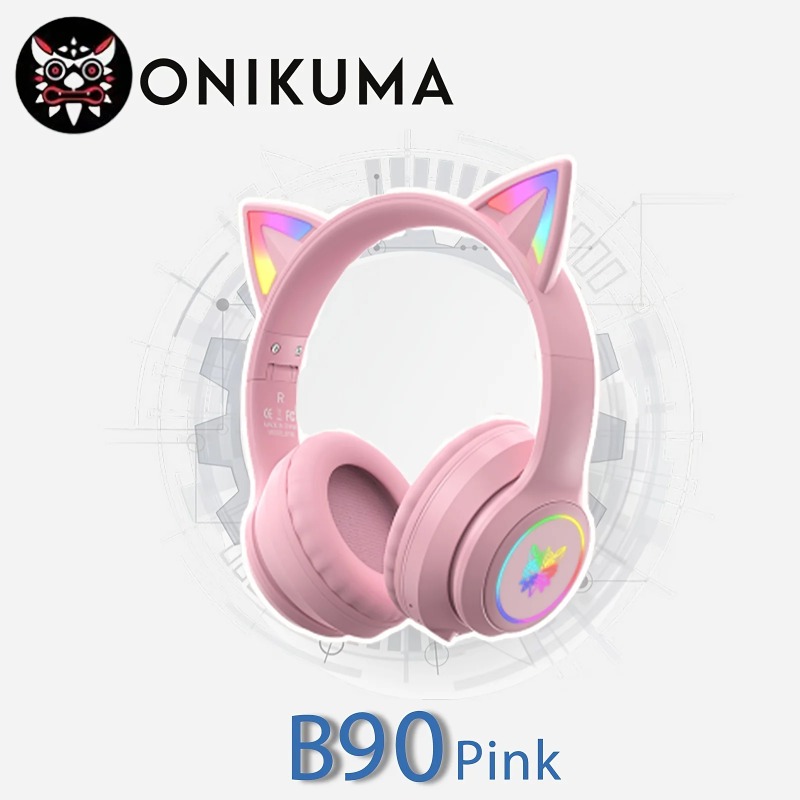 Casque de jeu Onikuma B90 rose - Gaming Headset With Mic Rgb avis et prix