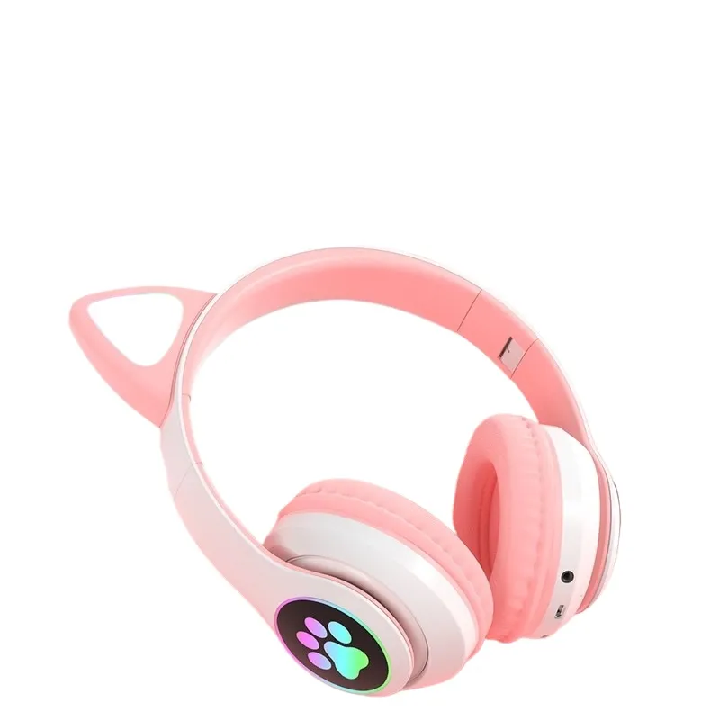 Casque Bluetooth sans fil à or - Cat Ear Bluetooth Headset Led avis et prix