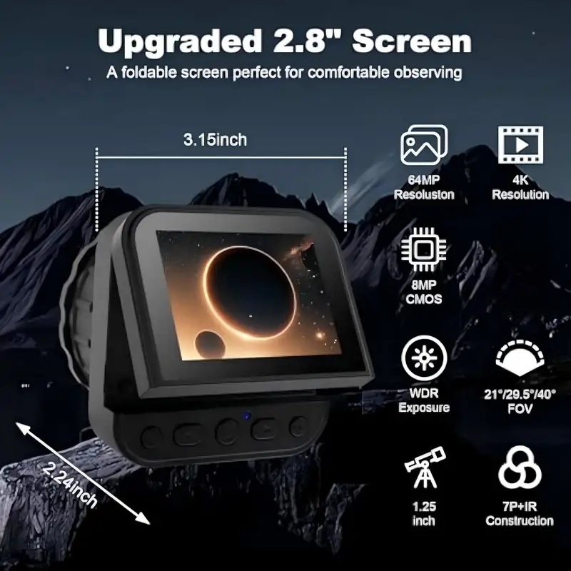 Caméra oculaire électronique 4 - Cameras avis et prix