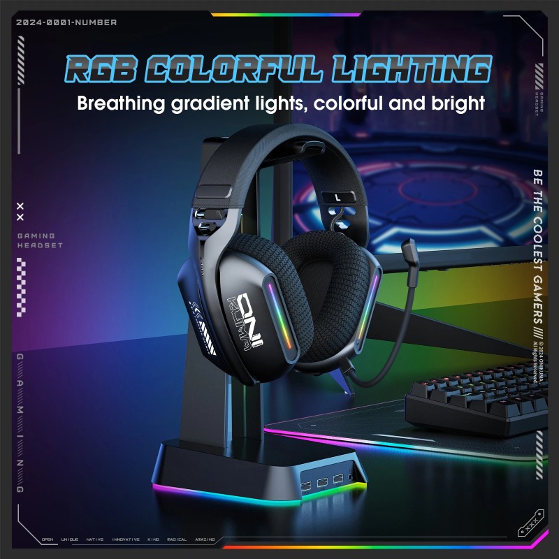 ONIKUMA GT808 – casque de jeu  - Gaming Headset With Mic Rgb avis et prix