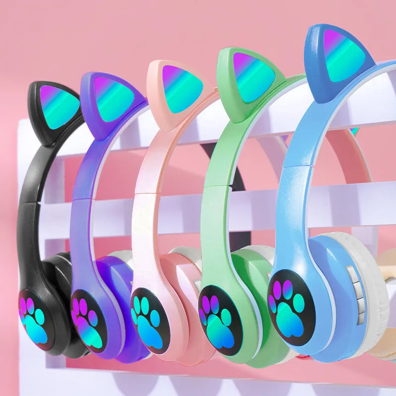Casque sans fil à oreilles de  - Cat Ear Bluetooth Headset Led avis et prix