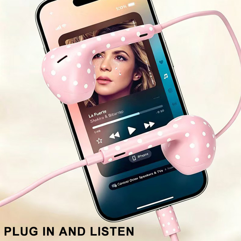 Écouteurs filaires mignons à p - Type C Wired Earphones With Mic avis et prix