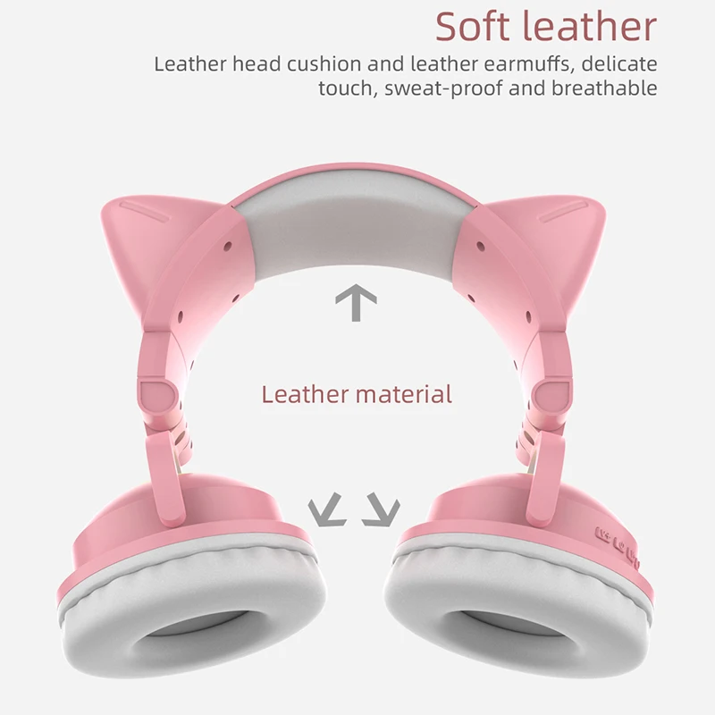 ZW068 Bluetooth casque lumière - Cat Ear Bluetooth Headset Led avis et prix