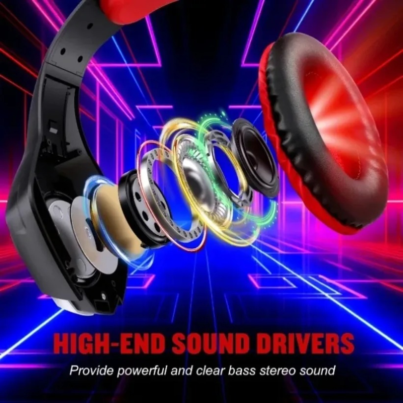 Casque de jeu LED avec micro R - Gaming Headset With Mic Rgb avis et prix