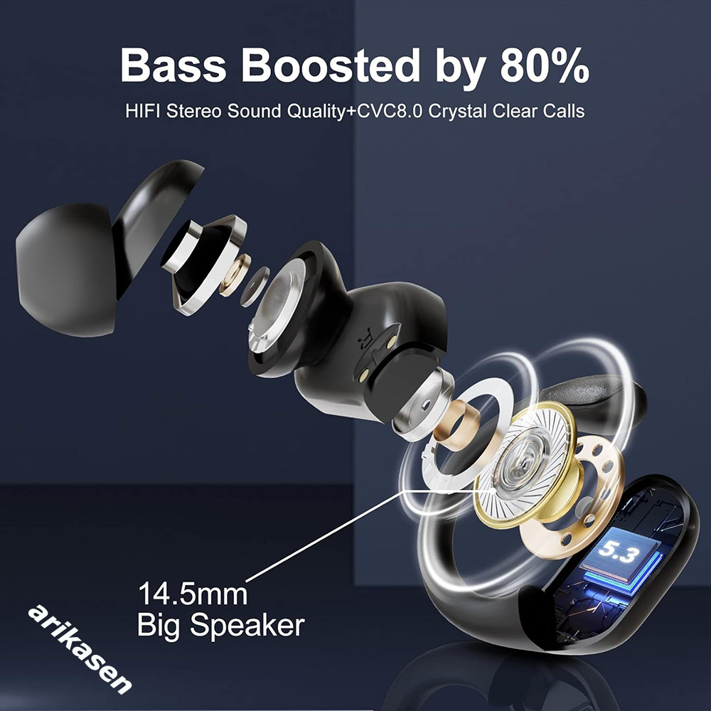 Écouteurs Bluetooth 5.3, oreil - Type C Wired Earphones With Mic avis et prix