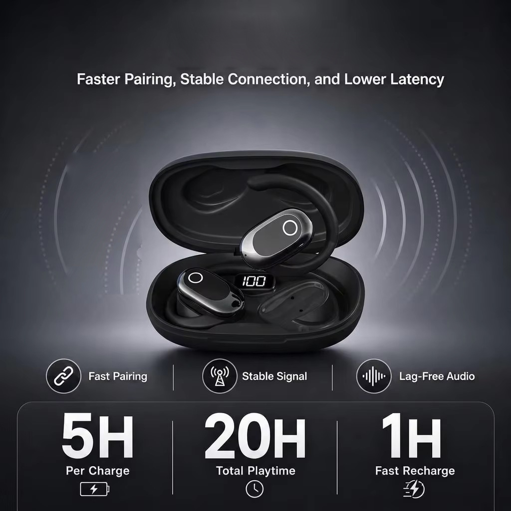 Écouteurs à oreille ouverte et - Bone Conduction Running Headphones avis et prix