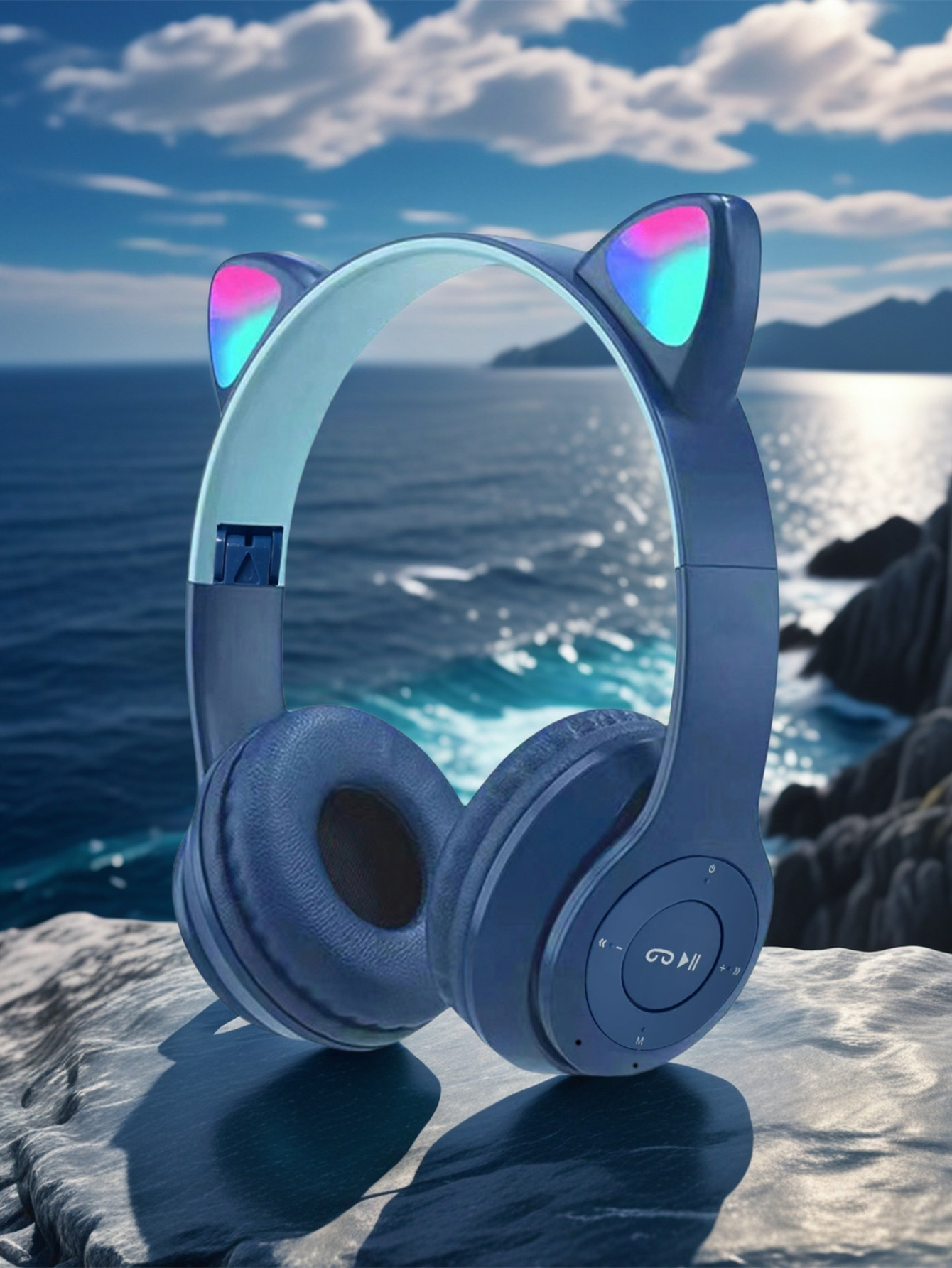 Casque à oreilles de chat P47M - Cat Ear Bluetooth Headset Led avis et prix