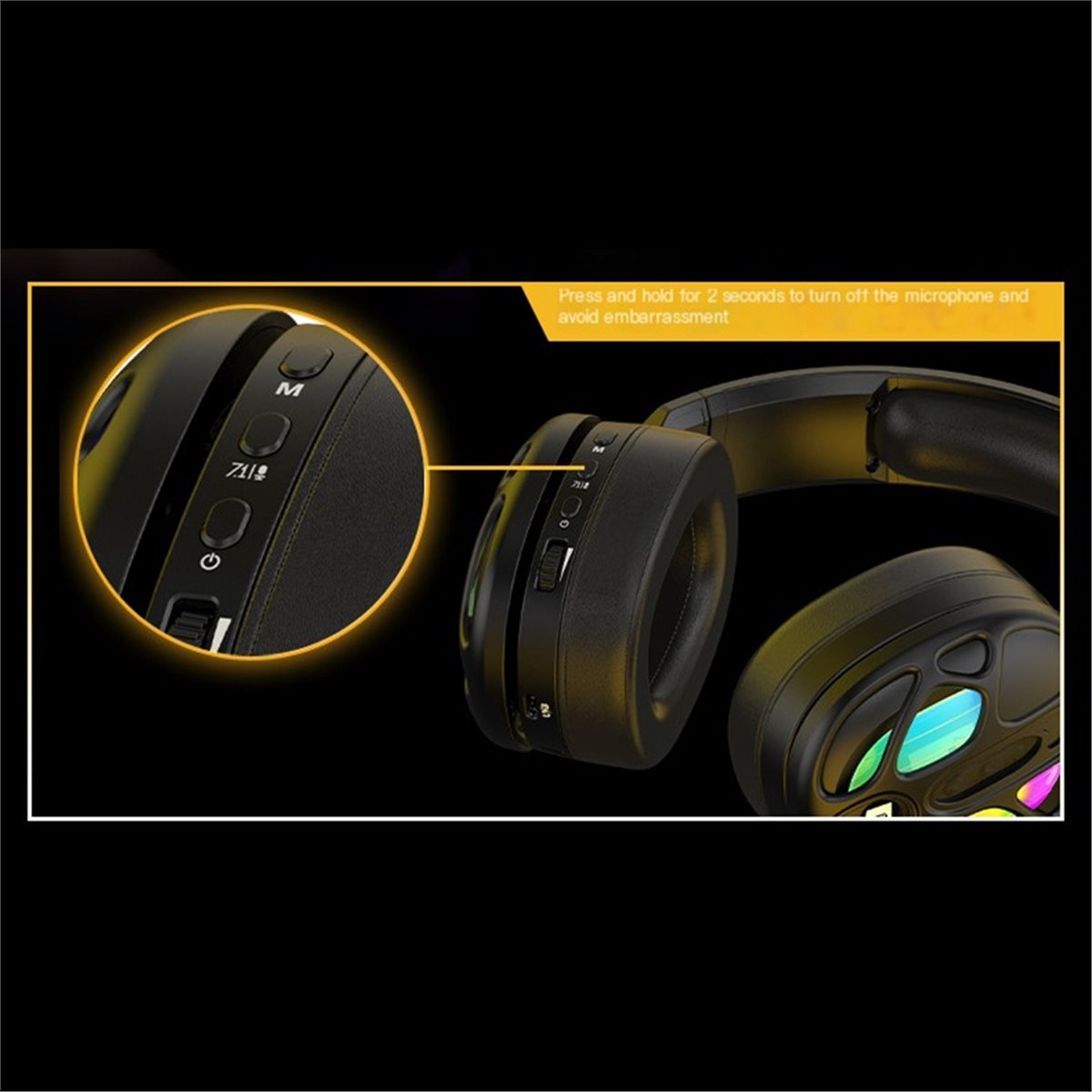 ■ ★ Nouveauté : Casque de jeu  - Gaming Headset With Mic Rgb avis et prix