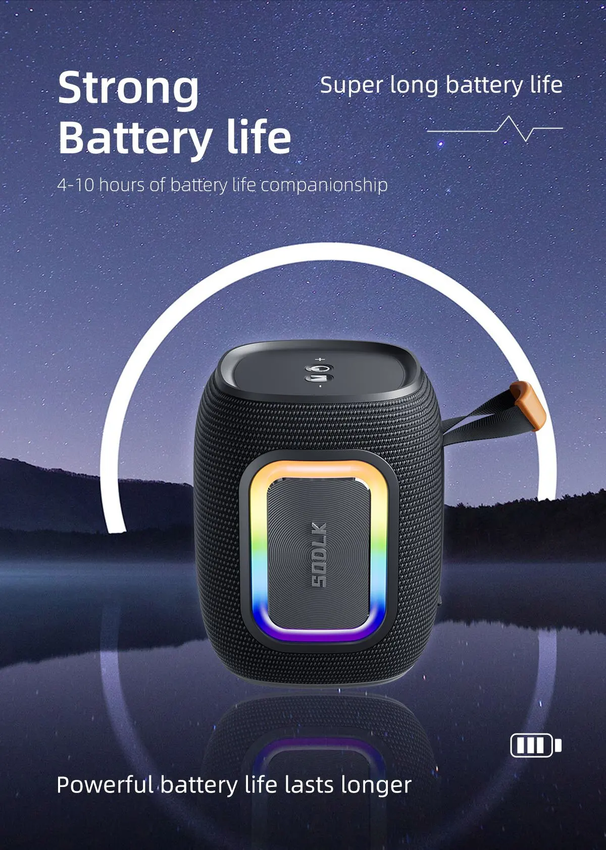 SODLK T26 Mini Enceinte Blueto - Portable Bluetooth Speaker Waterproof Ipx7 avis et prix
