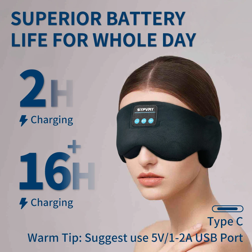 Masque pour les yeux Bluetooth - Type C Wired Earphones With Mic avis et prix